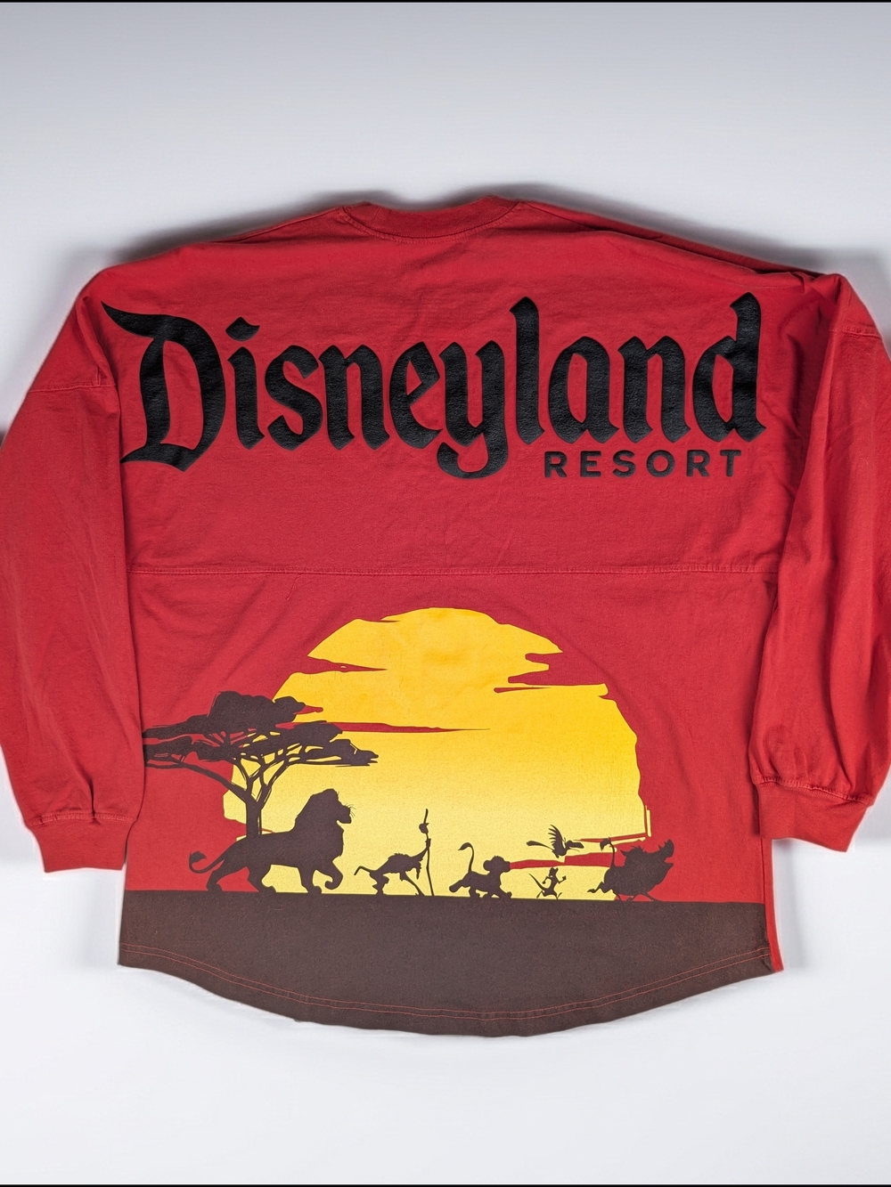 Disneyland Resort The Lion King Spirit Jersey 2019  Adult Long Sleeve Shirt L